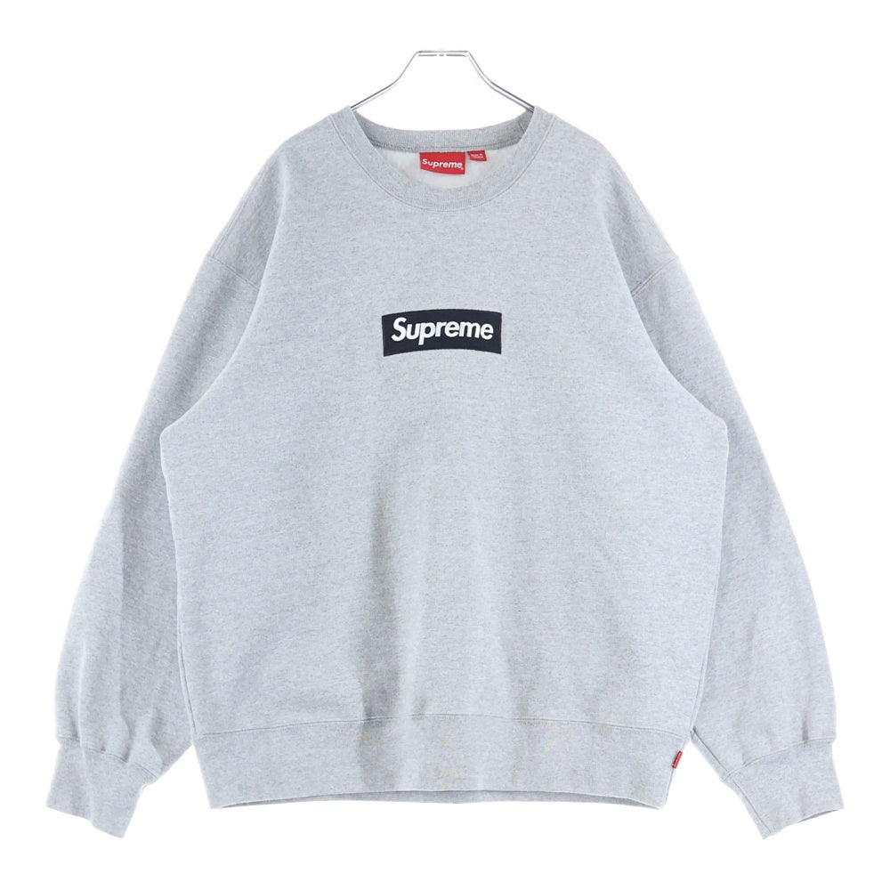 SUPREME(シュプリーム) 22AW Box Logo Crewneck Heather Grey ボックスロゴ クルーネックスウェット トレーナー グレー