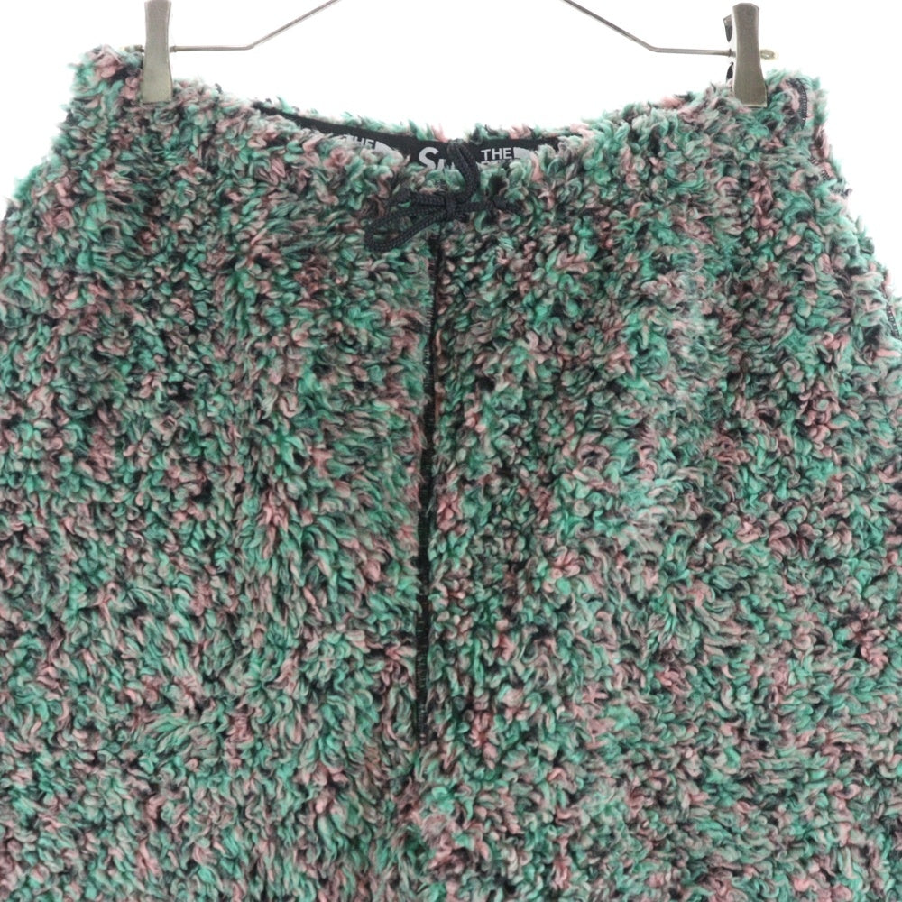 SUPREME(シュプリーム) 23SS ×THE NORTH FACE High Pile Fleece Short ハイパイルフリース ショートパンツ グリーン/ピンク NB02308I