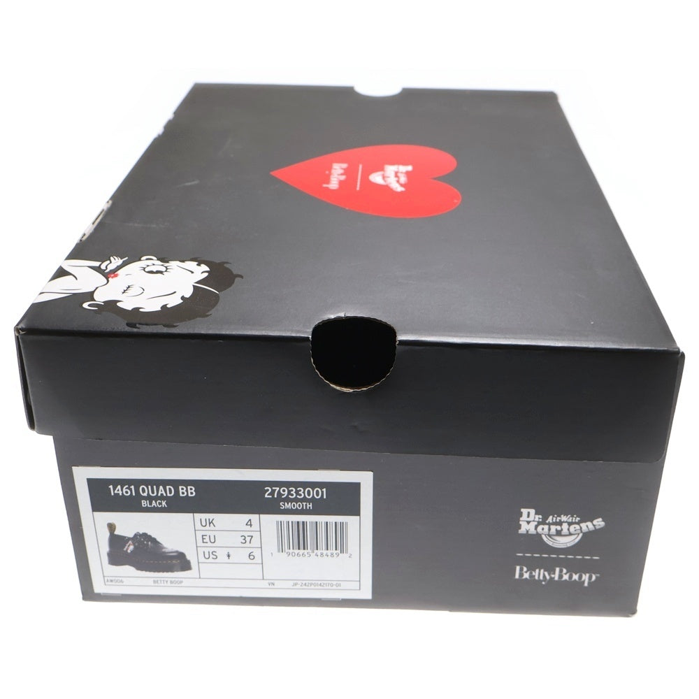 Dr.Martens(ドクターマーチン) 1461 QUAD BETTY BOOP クアッド ベティ ブープ 3ホール レザー シューズ ブラック レディース 27933001