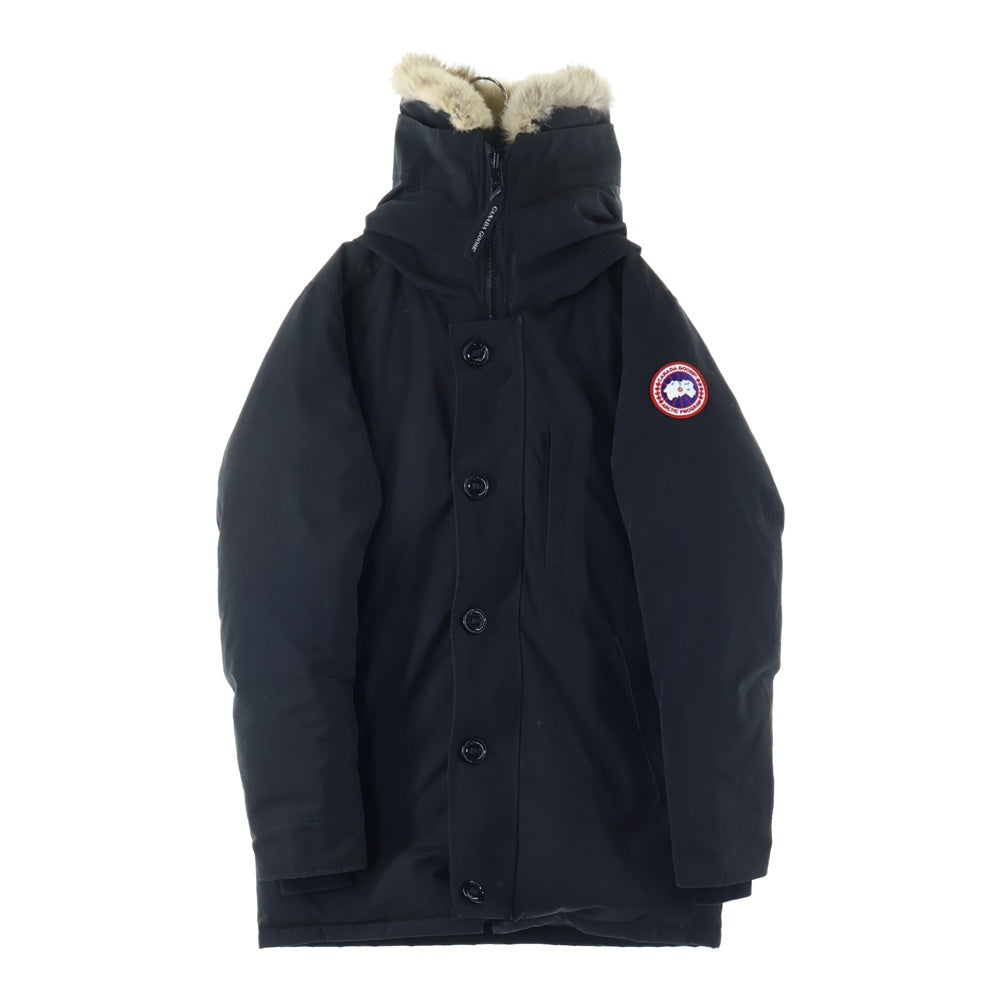 CANADA GOOSE(カナダグース) JASPER PARKER ジャスパー パーカー ジップアップ ファーフーデットダウンジャケット ブラック 3438JM