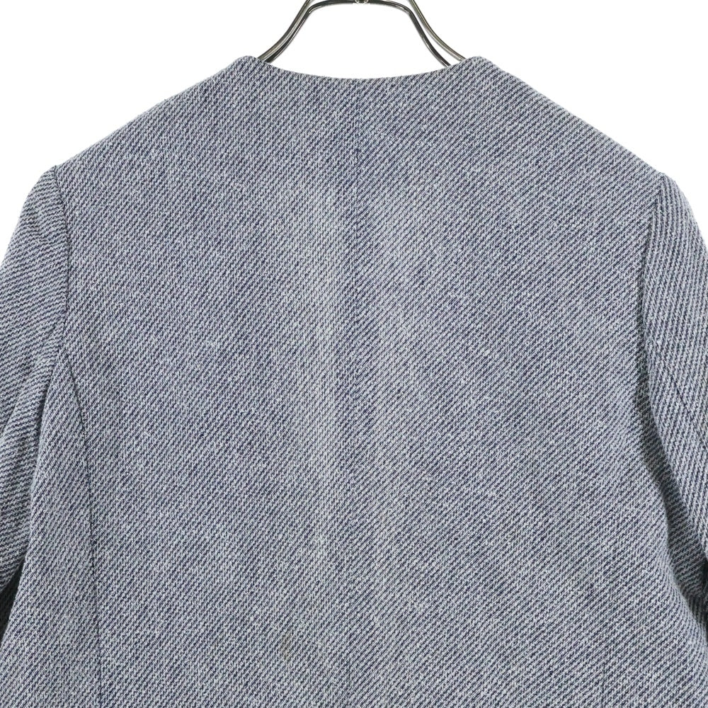 TOMORROWLAND(トゥモローランド) ノーカラー カットオフ ジャケット グレー レディース 13-07-61-07251