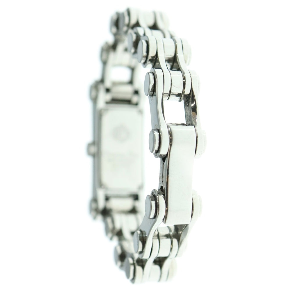 Christian Dior(クリスチャンディオール) チェーンブレスレット クオーツ時計 腕時計 レディース シルバー D104-100