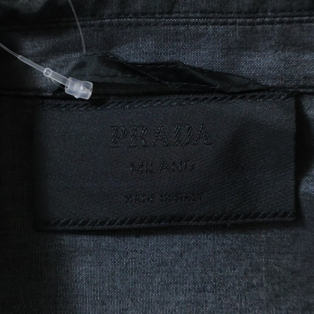 PRADA(プラダ) コットン 3ボタンシングルテーラードジャケット レディース ブラック