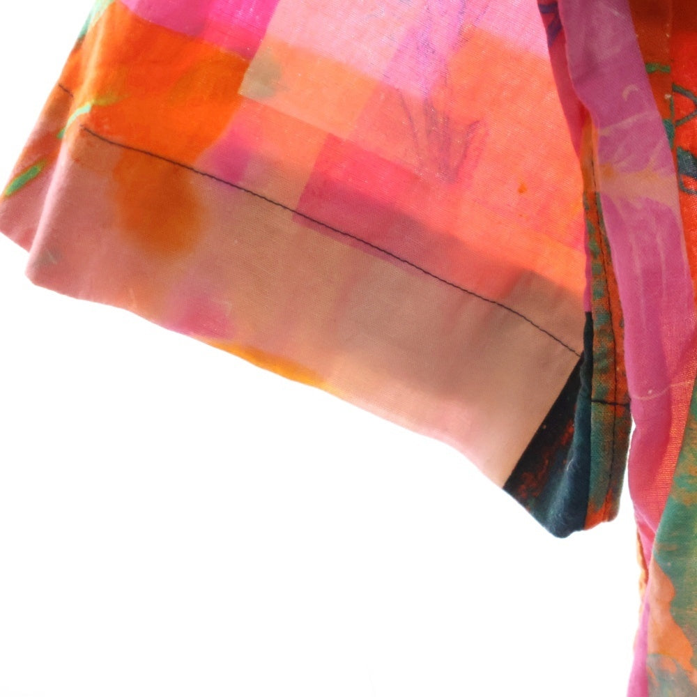 Acne Studios(アクネ ストゥディオズ) ボタニカルプリント ショートスリーブ オープンカラーシャツ マルチカラー FN-MN-SHIR000211