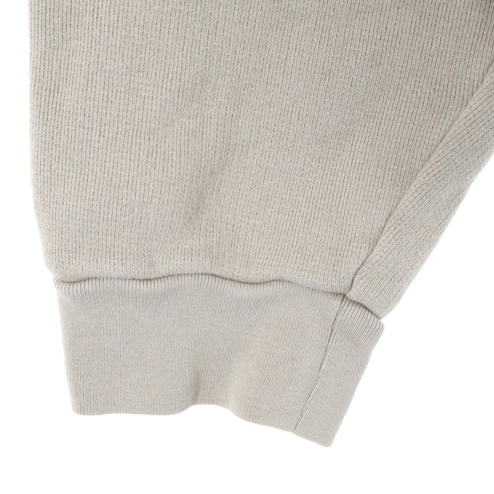 Acne Studios(アクネ ストゥディオズ) 25AW バックロゴパッチ プルオーバースウェットパーカー フーディー ベージュ FN-UX-SWEA000019