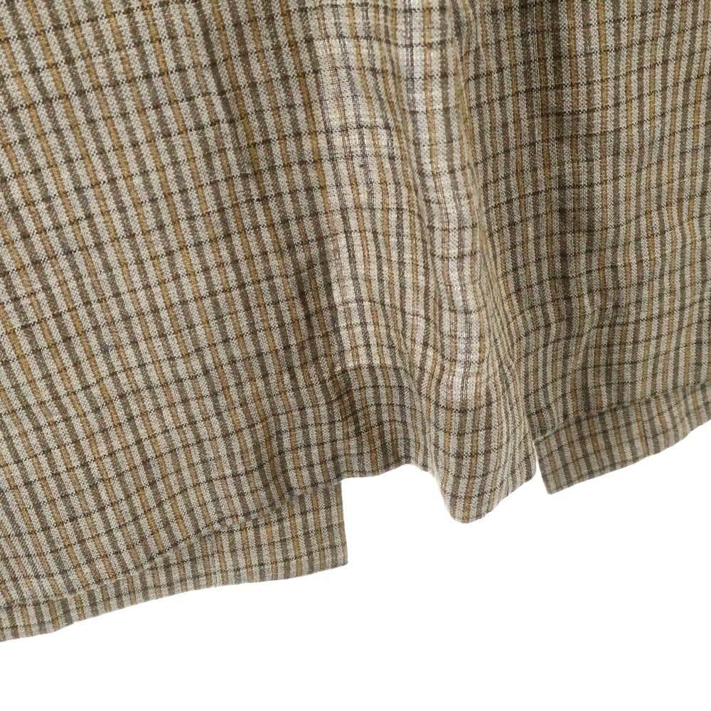 Acne Studios(アクネ ストゥディオズ) チェック柄 フレアロングスカート レディース ブラウン FN-WN-SKIR000678