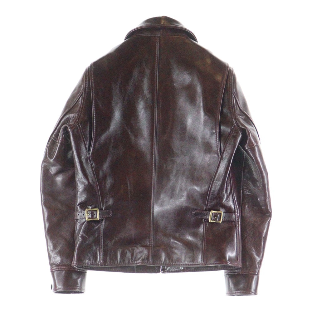 Y'2 LEATHER(ワイツーレザー) ANILINE STEER SINGLE RIDERS アニリンステアー シングルライダースレザージャケット LSR-42