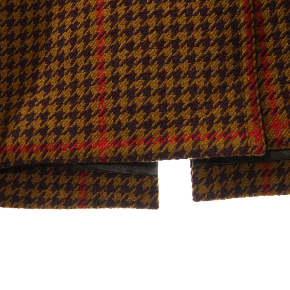 Sacai(サカイ) 17W ドッキングコート フライトジャケット ハウンドトゥース ブラウン/カーキ 17-03417