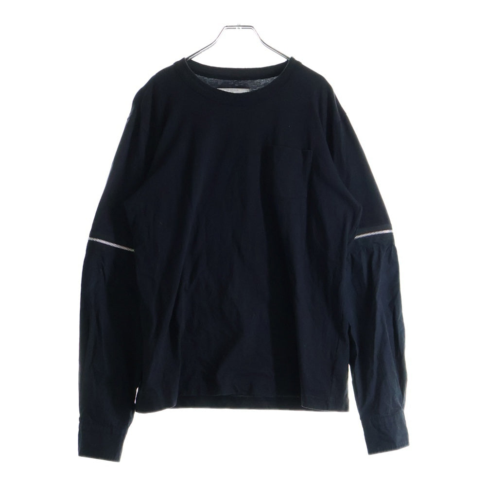 Sacai(サカイ) Zip Sleeve Long Tee ジップスリーブTシャツ ブラック 20-02295M