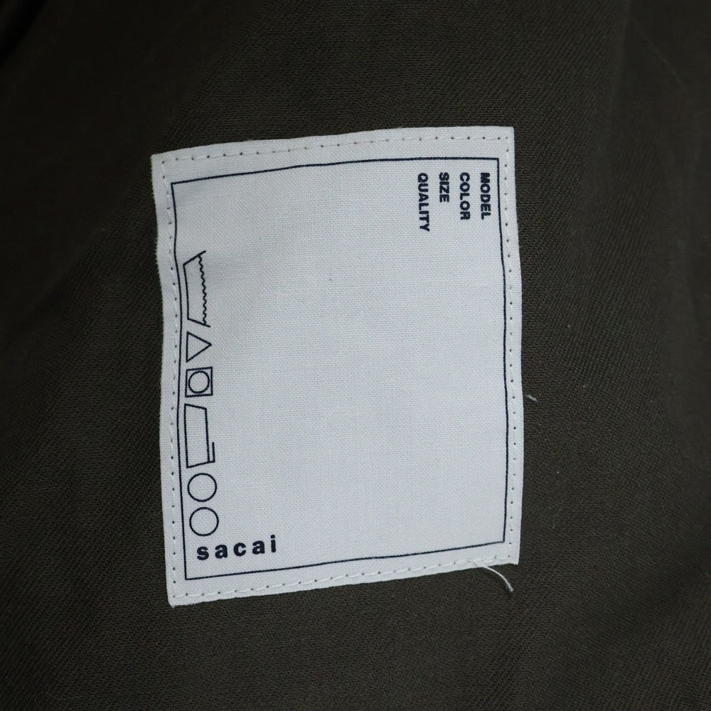 Sacai(サカイ) 【SAMPLE品】 ナイロン ベルト カーゴショーツ パンツ カーキ
