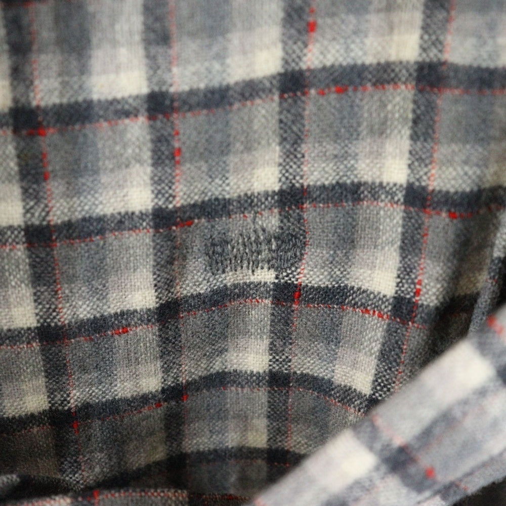 PENDLETON(ペンドルトン) 40S VINTAGE ヴィンテージ USA製 チェック柄 ウール ロングガウンコート グレー
