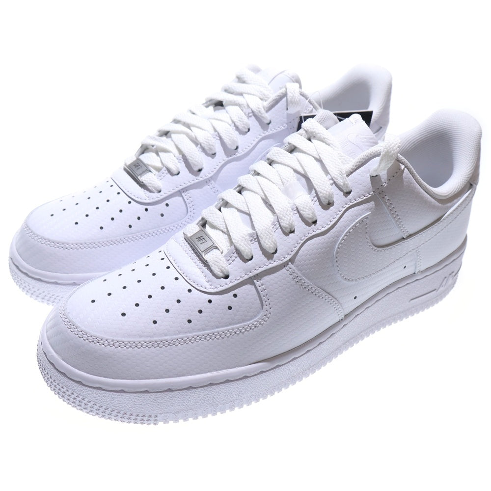 NIKE(ナイキ) AIR FORCE 1 CARBON FIBER エアフォースワン カーボンファイバー ローカットスニーカー ホワイト US8.5/26.5cm HF2886-100