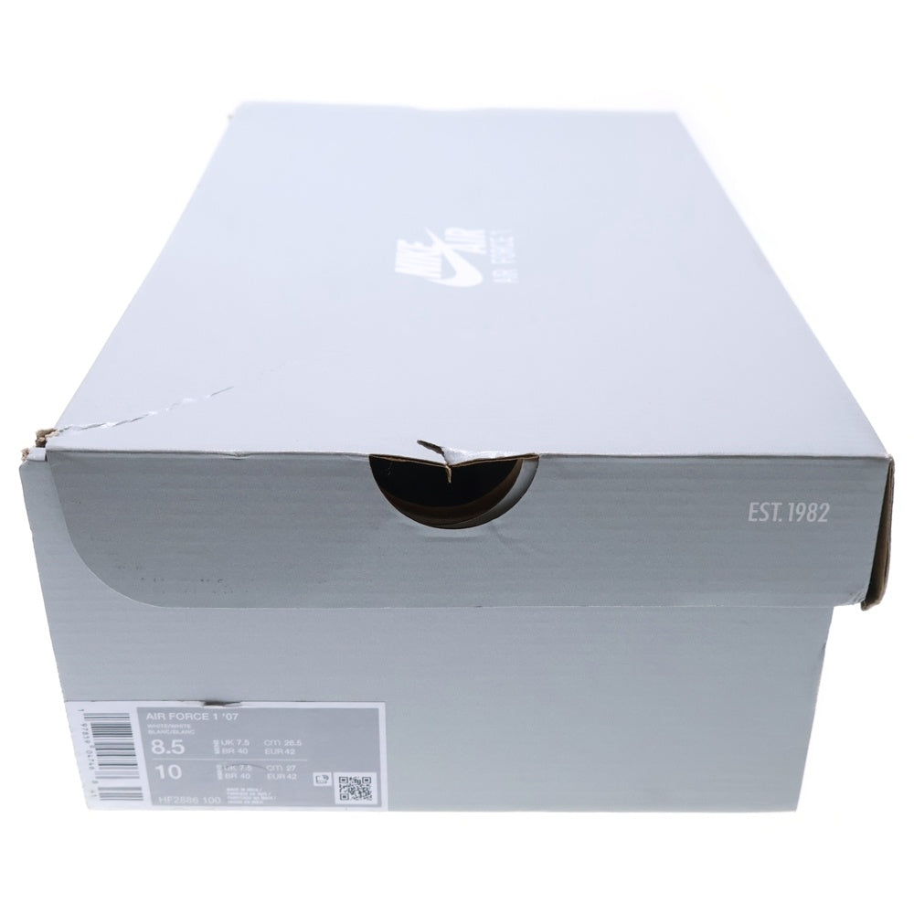 NIKE(ナイキ) AIR FORCE 1 CARBON FIBER エアフォースワン カーボンファイバー ローカットスニーカー ホワイト US8.5/26.5cm HF2886-100