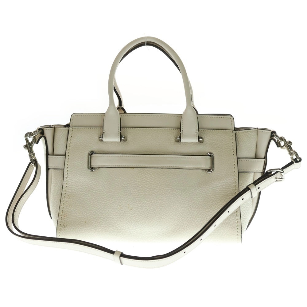 COACH(コーチ) スワッガー27 キャリーオール チャーム付き 2WAY ハンドバッグ ショルダーバッグ レディース ホワイト シルバー金具 K1721-87295