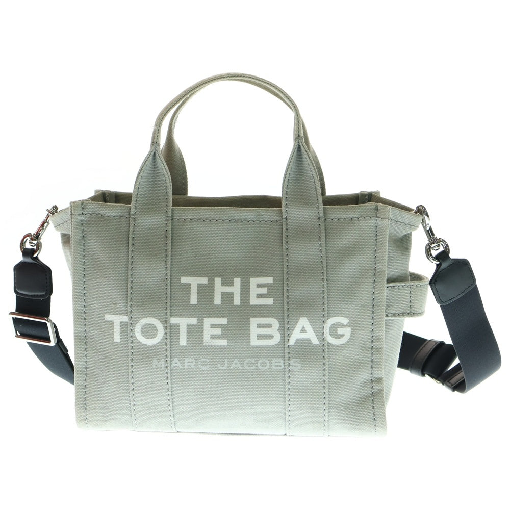 MARC JACOBS(マークジェイコブス) THE CANVAS TOTE BAG フロントロゴデザイン キャンバス生地 トートバッグ グレー M0016493 050
