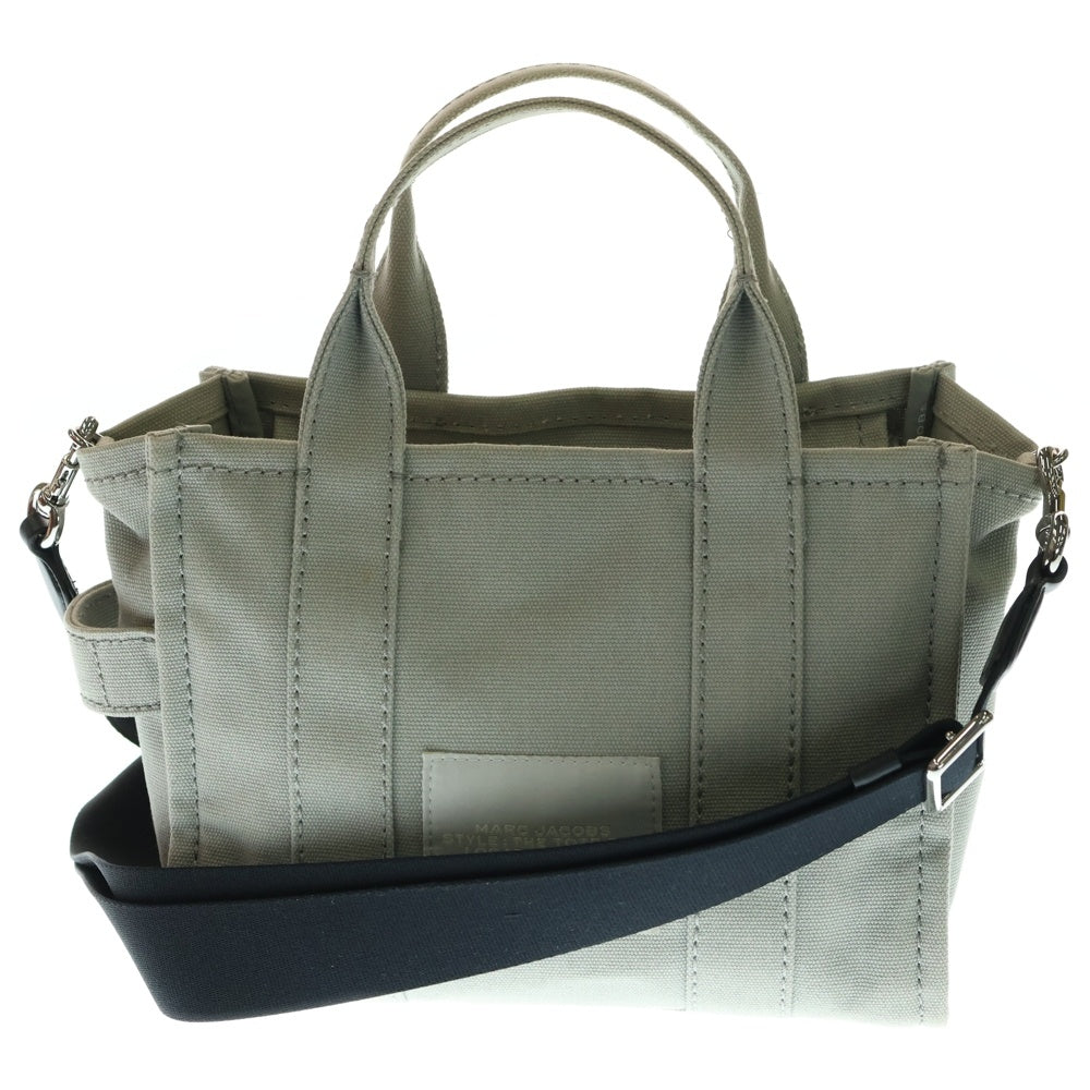 MARC JACOBS(マークジェイコブス) THE CANVAS TOTE BAG フロントロゴデザイン キャンバス生地 トートバッグ グレー M0016493 050