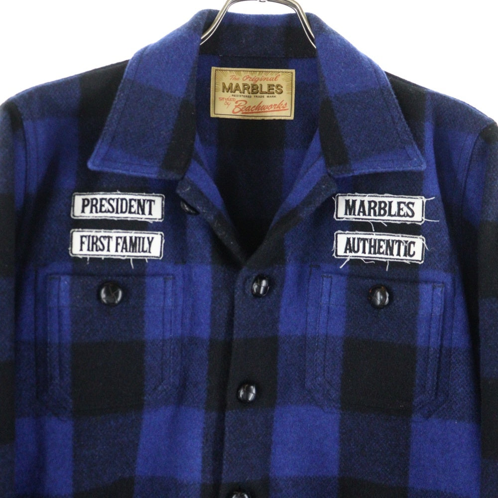 Marbles(マーブルズ) BUEFALO CHECK SHIRT JACKET バッファロー
