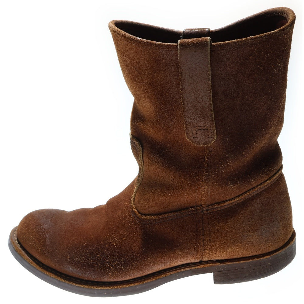 RED WING(レッド ウイング) PECOS BOOTS スエード レザー ロング ペコスブーツ ブラウン 8189