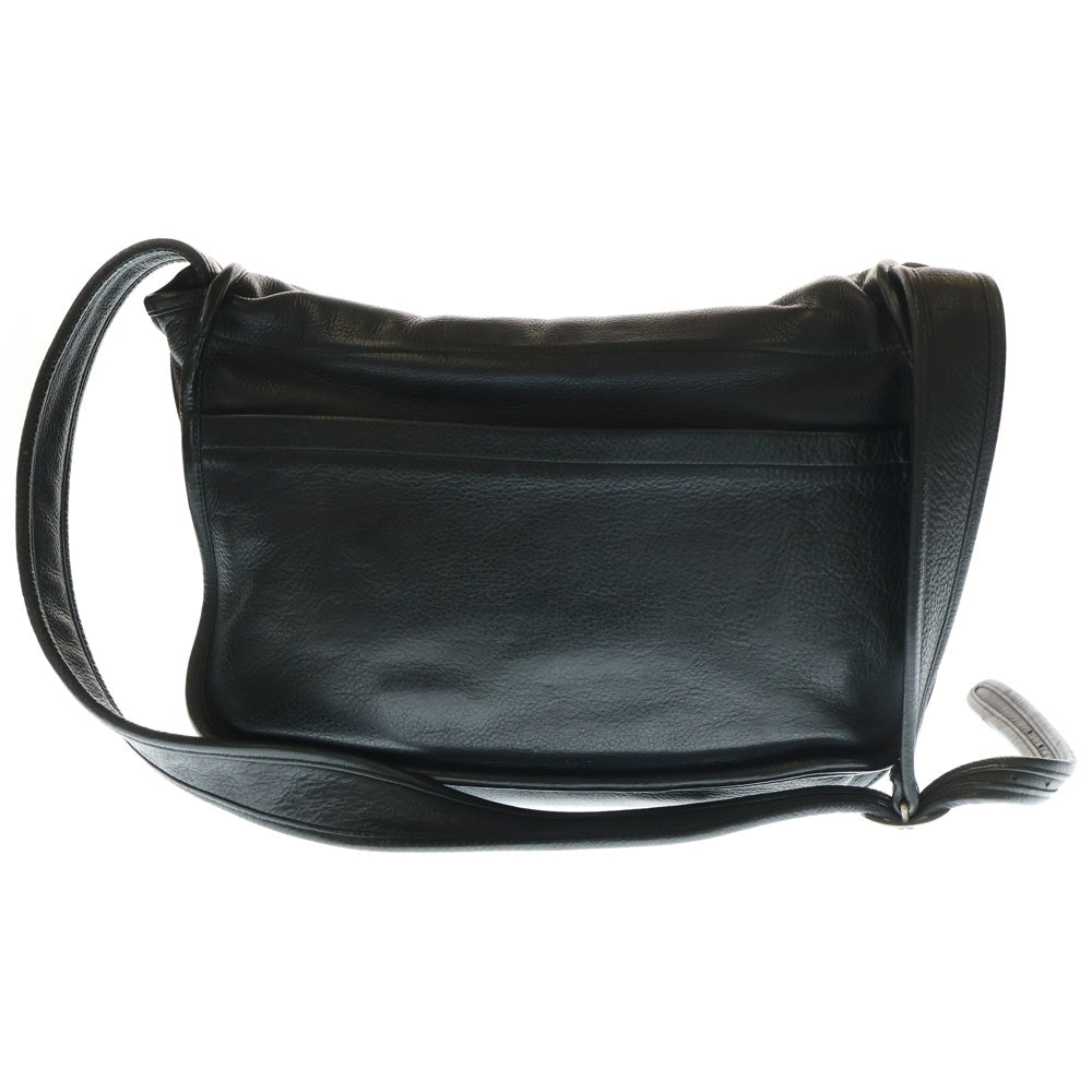 CHROME HEARTS(クロムハーツ) SOFT SHOULDER ソフト ダガージップ ガンスリンガーバックル ショルダーバッグ メッセンジャーバッグ ブラック/シルバー