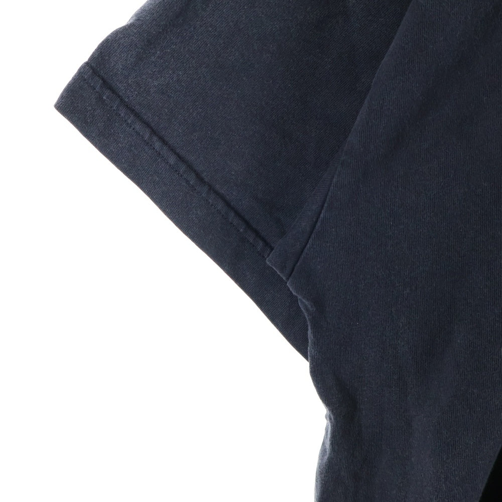 BALENCIAGA(バレンシアガ) STRIKE 1917 OVERSIZED T-SHIRT ロゴプリントオーバーサイズ半袖Tシャツ クルーネックカットソー ブラック 694576 TMVJ6