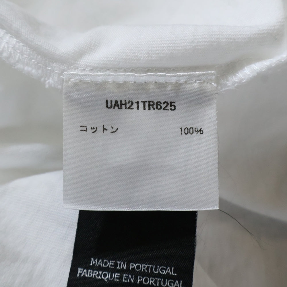 VETEMENTS(ヴェトモン) 20AW ロゴデザイン 両面プリント クルーネック カットソー 半袖Tシャツ ホワイト UAH21TR625