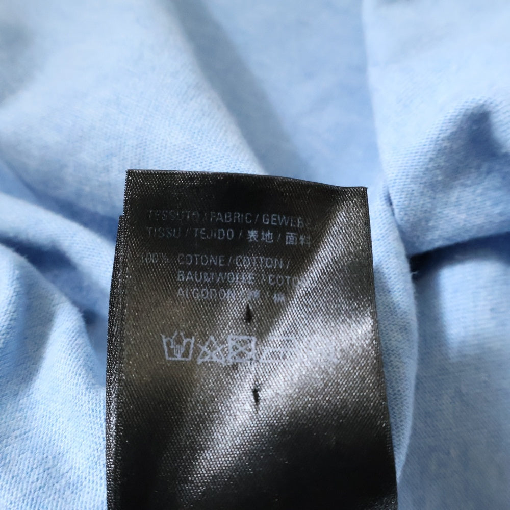 BALENCIAGA(バレンシアガ) 20SS POLITICAL CAMPAIGN LOGO TEE ポリティカルキャンペーンロゴ半袖Tシャツ ブルー 570803 TBV42