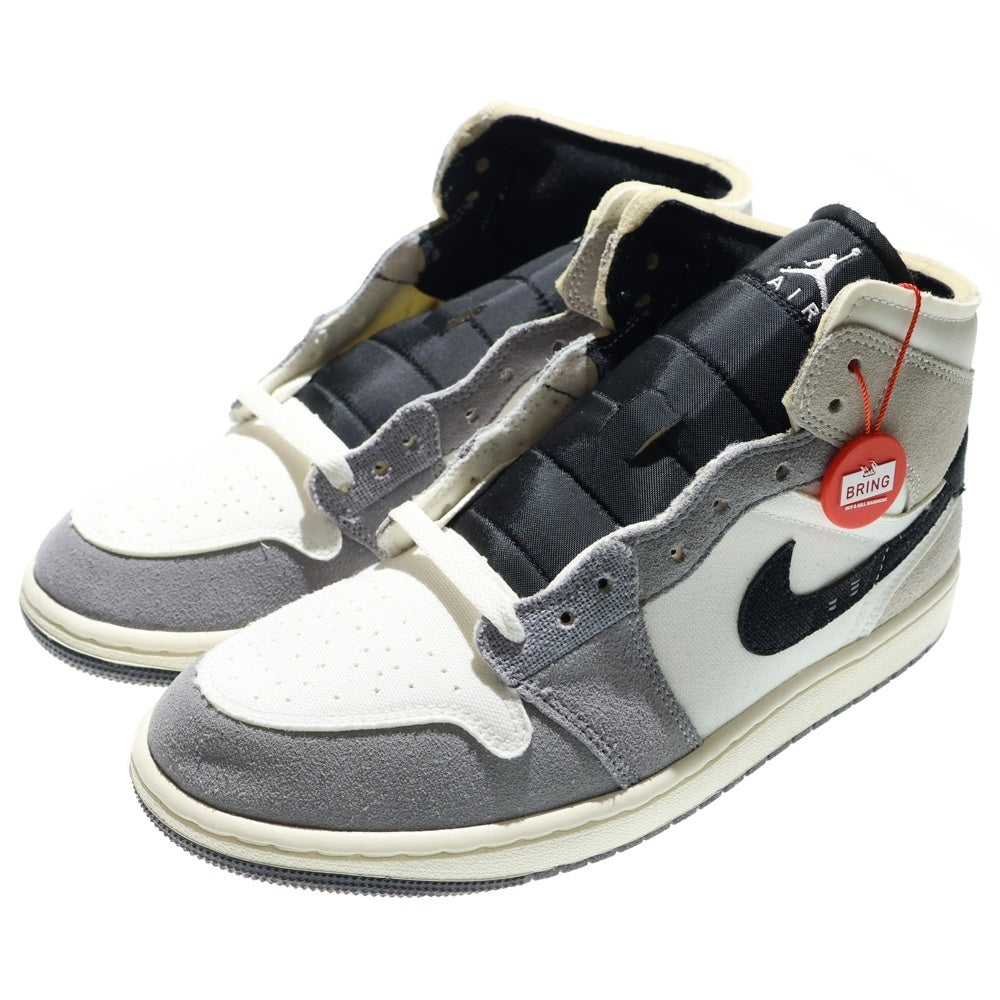 NIKE(ナイキ) AIR JORDAN 1 MID SE CRAFT CEMENT GREY エアジョーダン ミッド クラフト セメントグレー ミッドスニーカー グレー US9.5/27.5cm DZ4136‐002