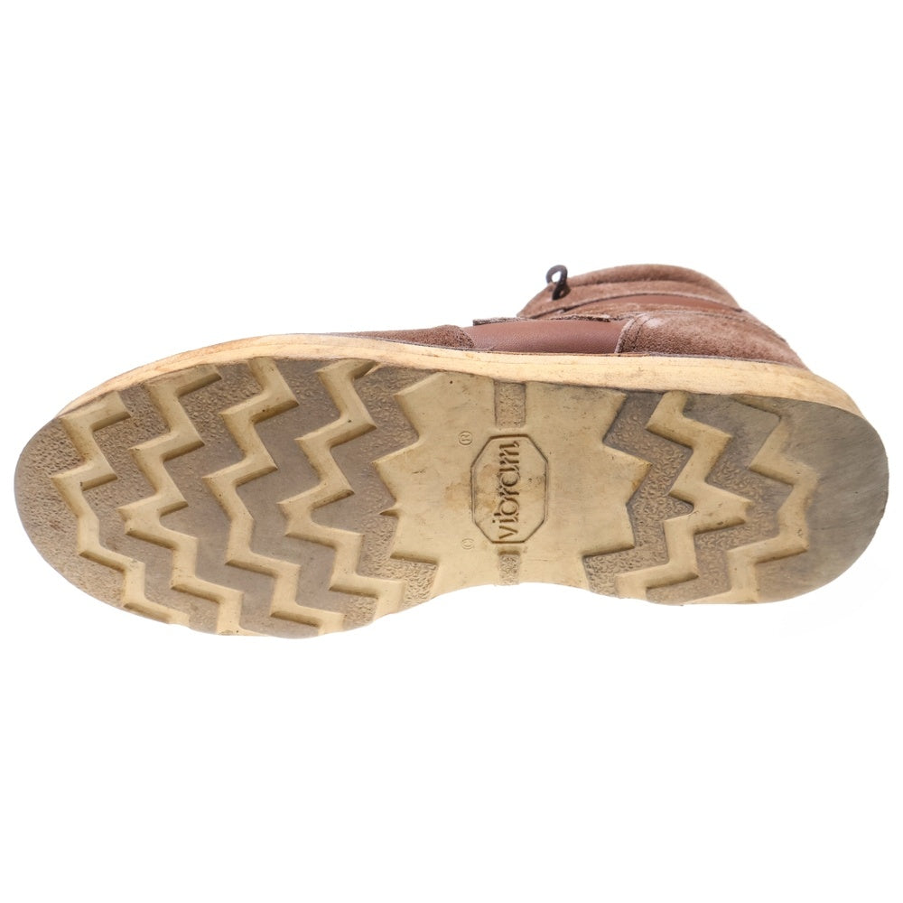 A BATHING APE(アベイシングエイプ) BAP STAR ベイプスター スターモチーフデザイン ビブラムソール スエード レザー ブーツ ブラウン