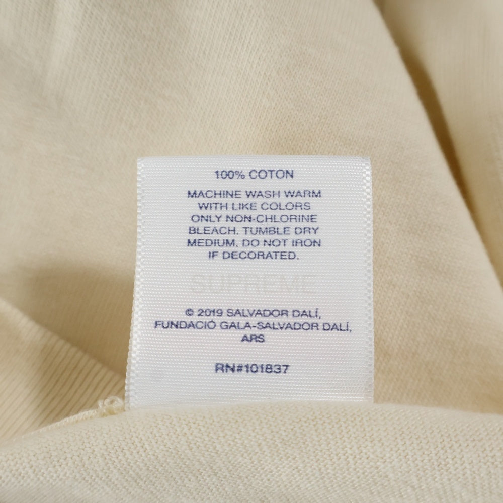 SUPREME(シュプリーム) 19SS The Persistence of Memory Tee ザパーシステンスオブメモリー グラフィックプリント クルーネック半袖Tシャツ カットソー ベージュ