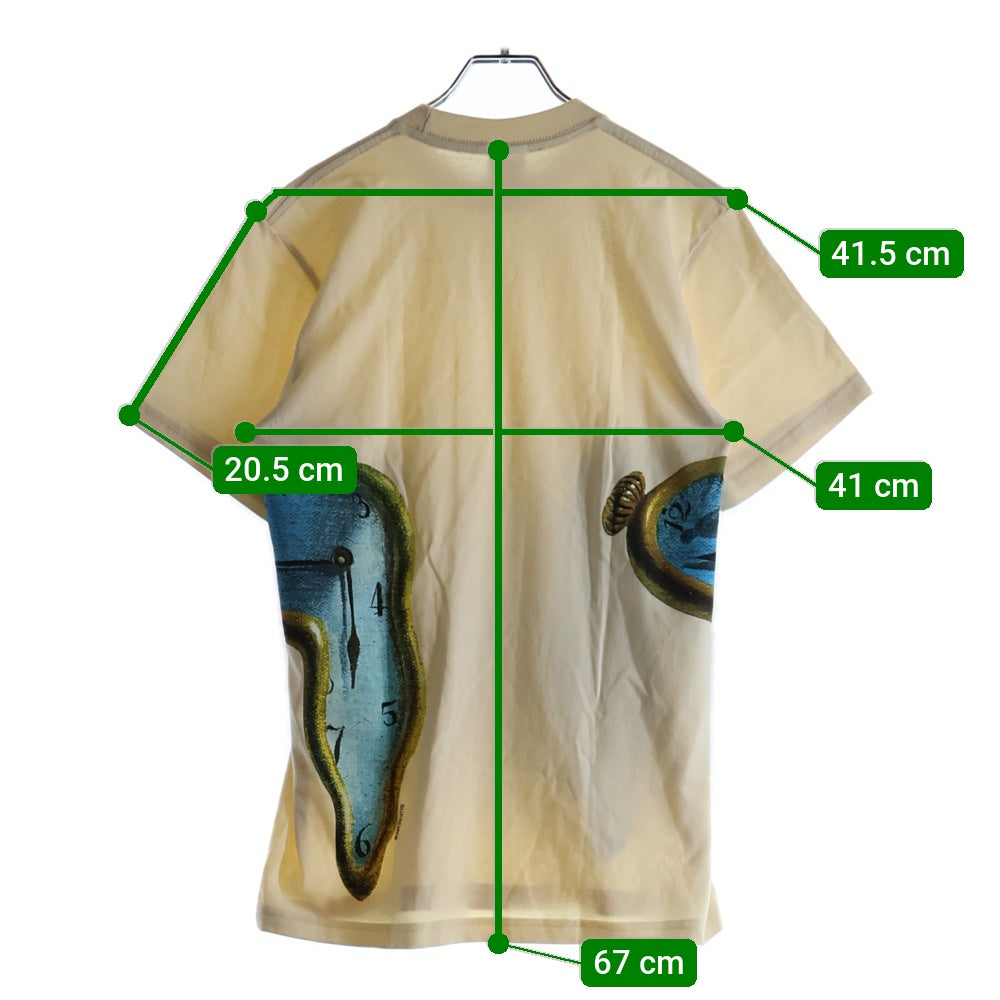 SUPREME(シュプリーム) 19SS The Persistence of Memory Tee ザパーシステンスオブメモリー グラフィックプリント クルーネック半袖Tシャツ カットソー ベージュ