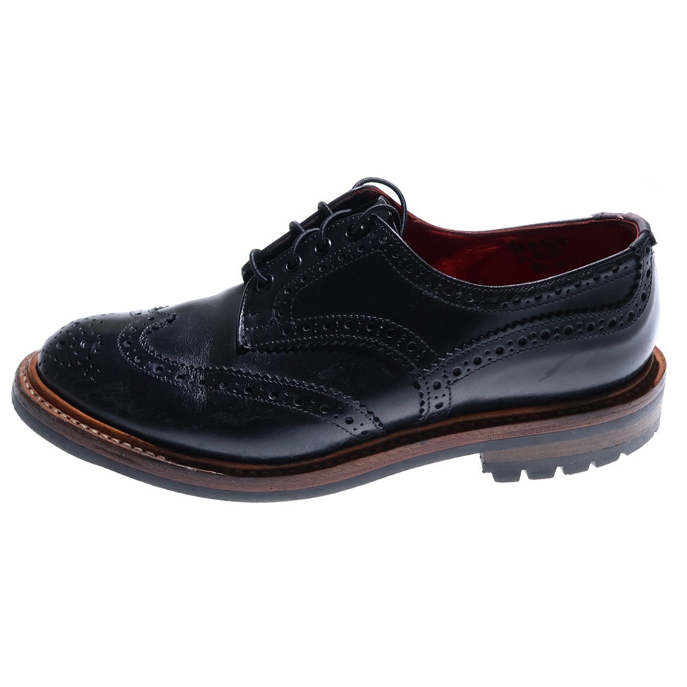 Tricker's(トリッカーズ) BOURTON バートン ウィングチップ レザー シューズ ブラック