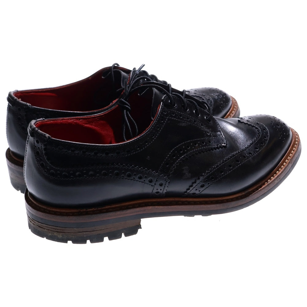 Tricker's(トリッカーズ) BOURTON バートン ウィングチップ レザー シューズ ブラック