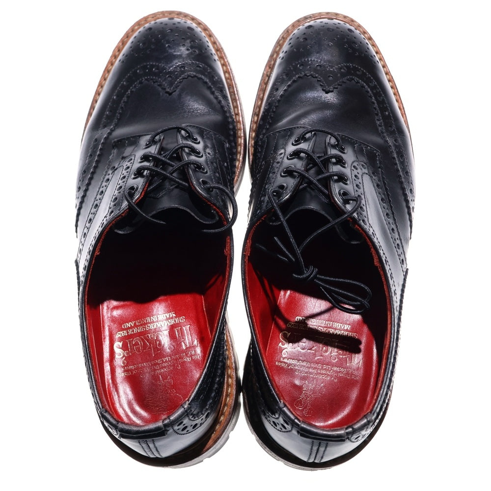 Tricker's(トリッカーズ) BOURTON バートン ウィングチップ レザー シューズ ブラック