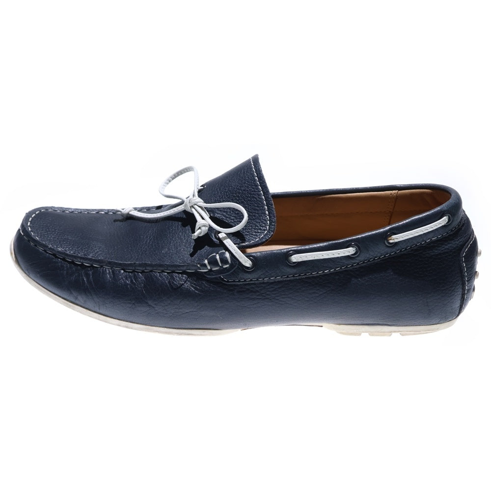 REGAL(リーガル) レザー ドライビングシューズ ネイビー