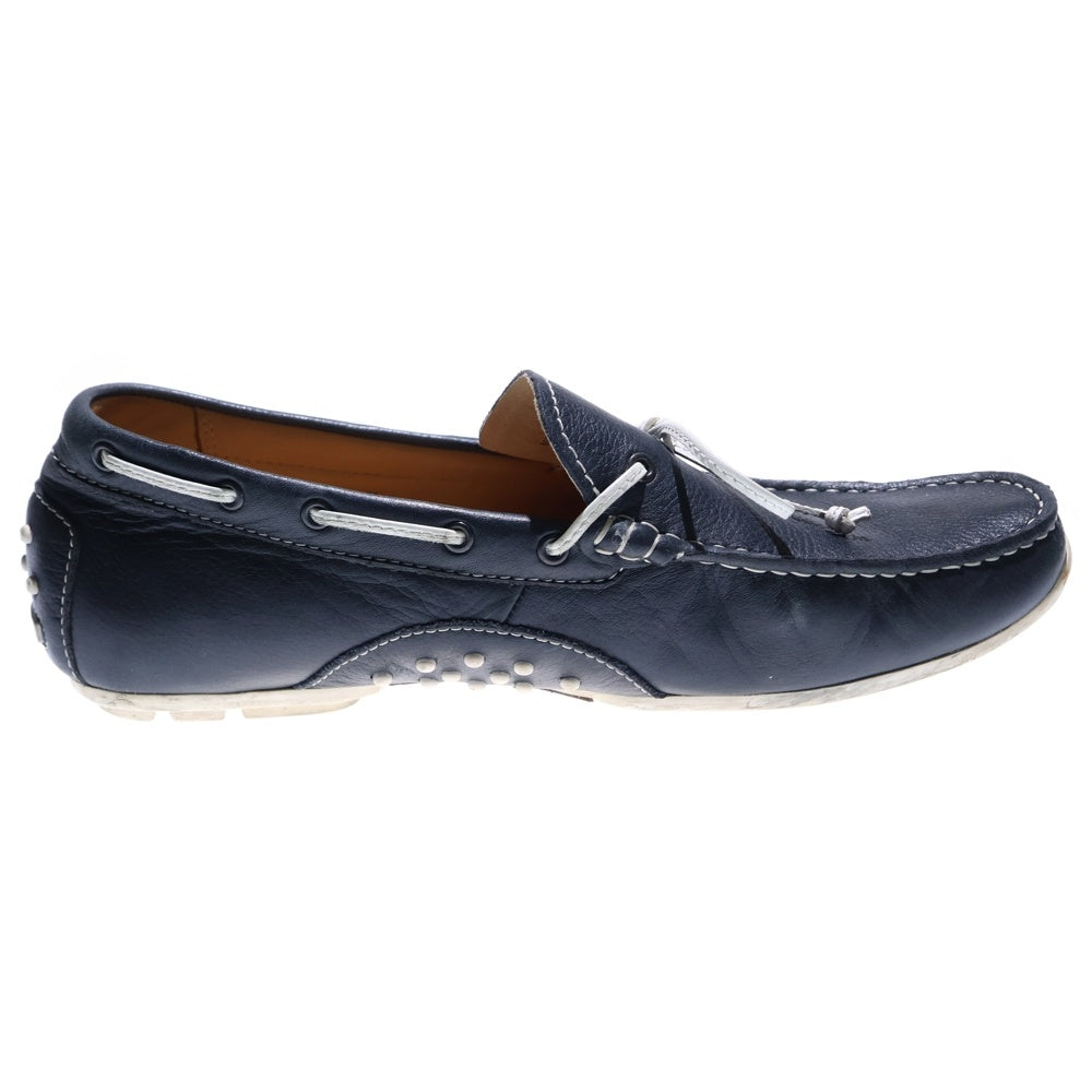 REGAL(リーガル) レザー ドライビングシューズ ネイビー
