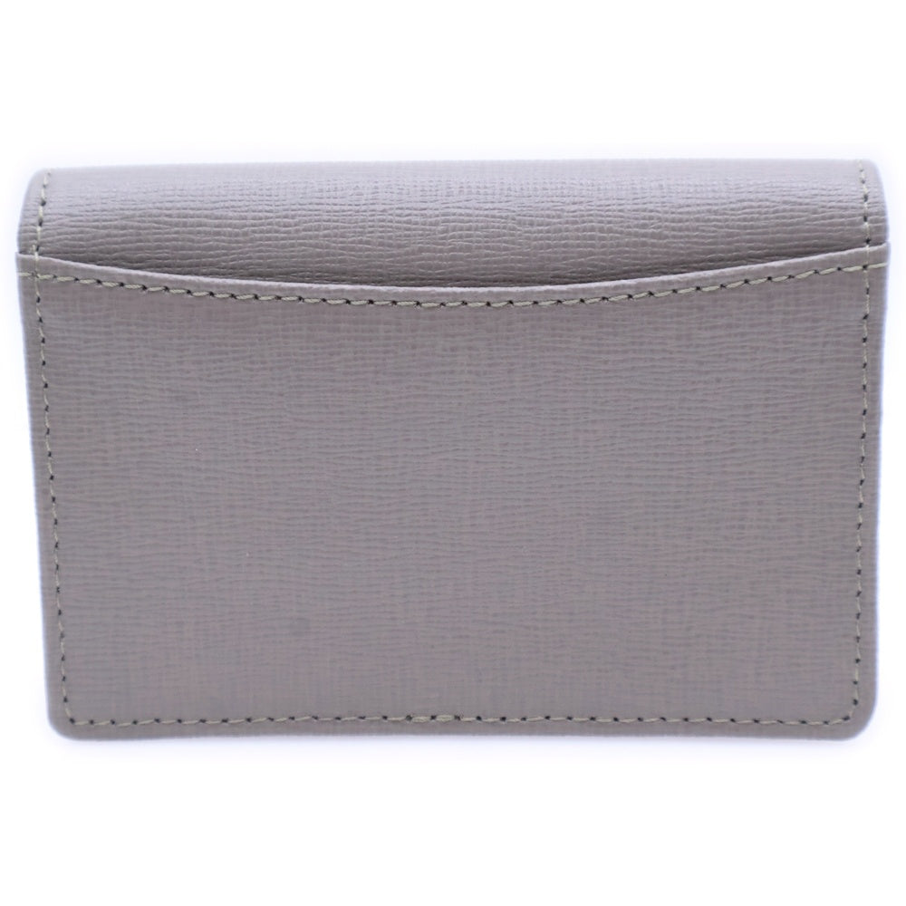 FURLA(フルラ) レザー カード ケース グレー