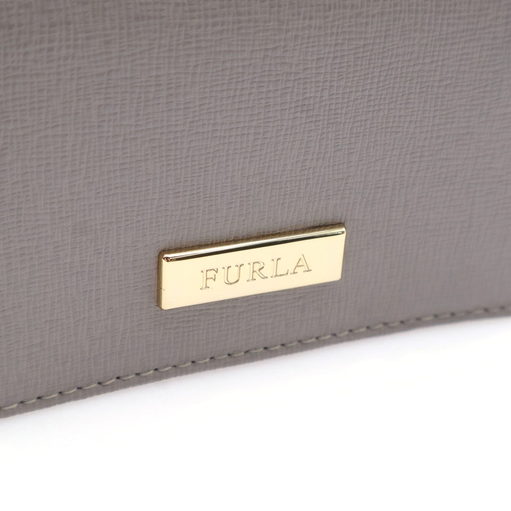 FURLA(フルラ) レザー カード ケース グレー