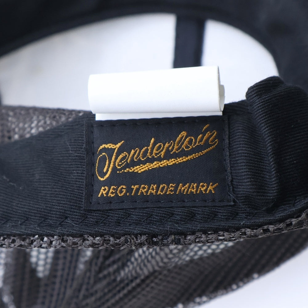 TENDERLOIN(テンダーロイン) フロントロゴデザイン リアルツリー 6パネル スナップバック メッシュキャップ 帽子 マルチ