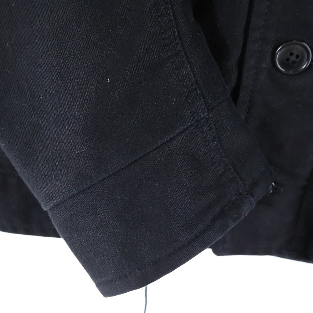 WACKO MARIA(ワコマリア) 両面エンブロイダリロゴーデザイン 6B ダブルポケット ファー切り替え N1 デッキジャケット ブラック