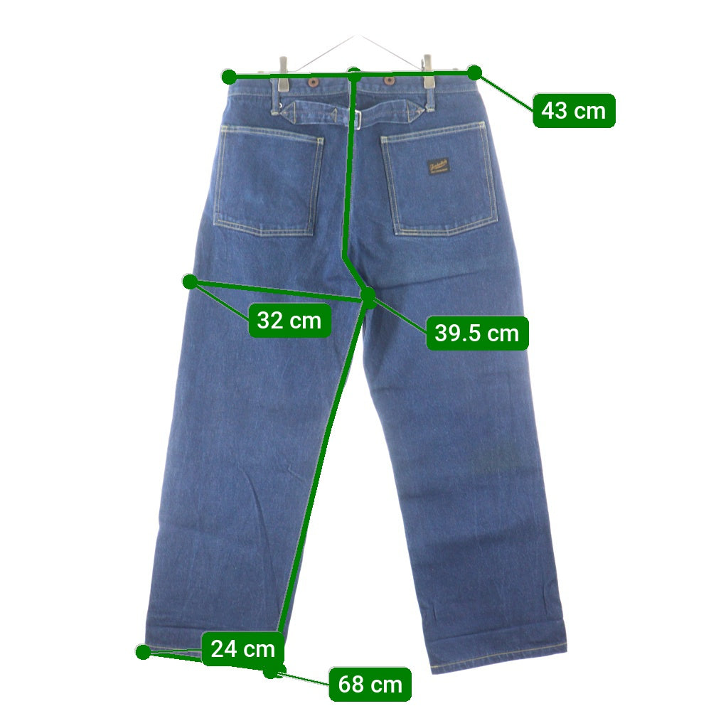 TENDERLOIN(テンダーロイン) T-PARMER ティーパーマー ボタンフライ ワイド デニム パンツ インディゴ