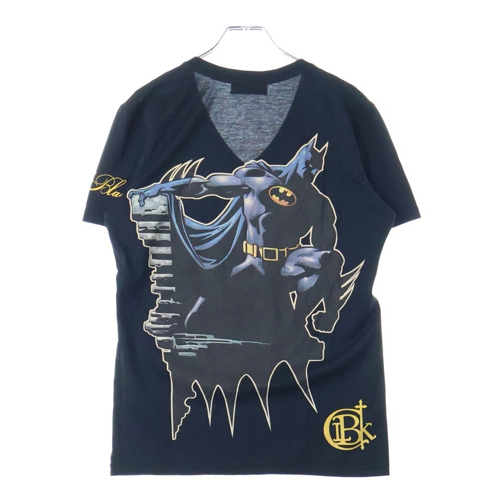 Coal Black(コールブラック) BATMAN PRINT TEE バッドマン プリント Vネック 半袖Tシャツ カットソー ブラック