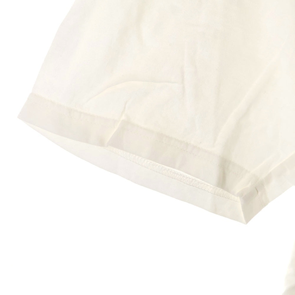 Coal Black(コールブラック) バッグウイングロゴデザイン クルーネック カットソー 半袖Tシャツ ホワイト