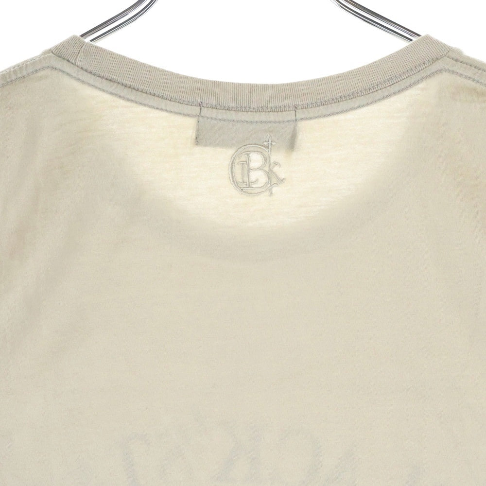 Coal Black(コールブラック) BLACK STAR ブラック スター フロントロゴプリント クルーネック カットソー 半袖Tシャツ グレー