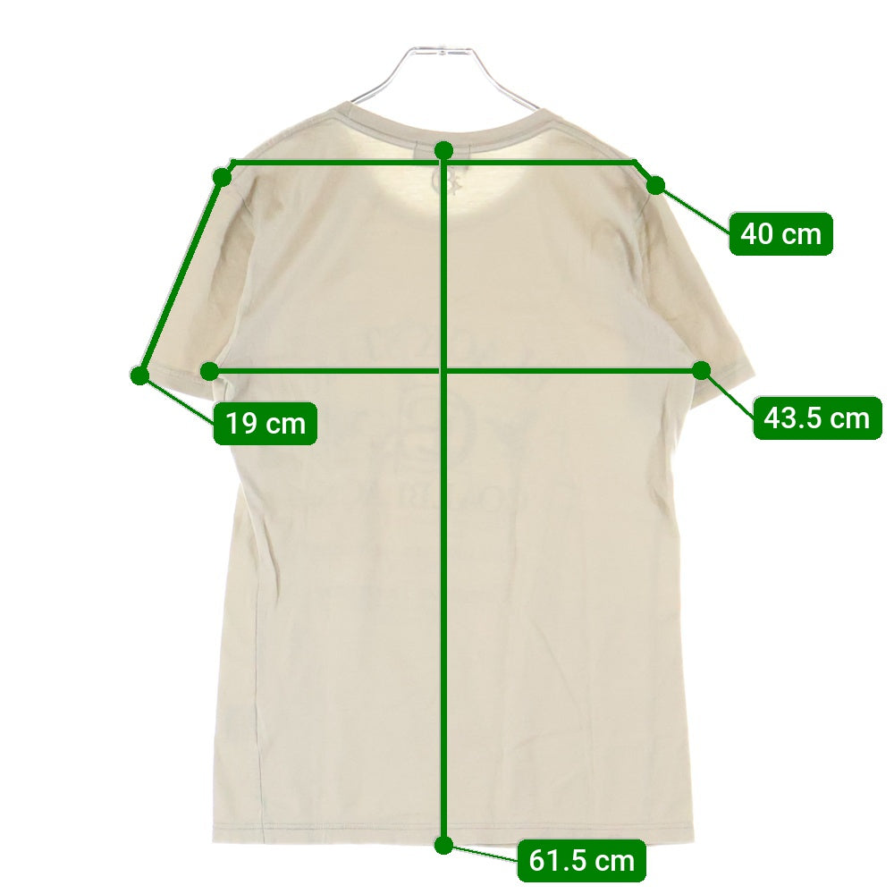 Coal Black(コールブラック) BLACK STAR ブラック スター フロントロゴプリント クルーネック カットソー 半袖Tシャツ グレー