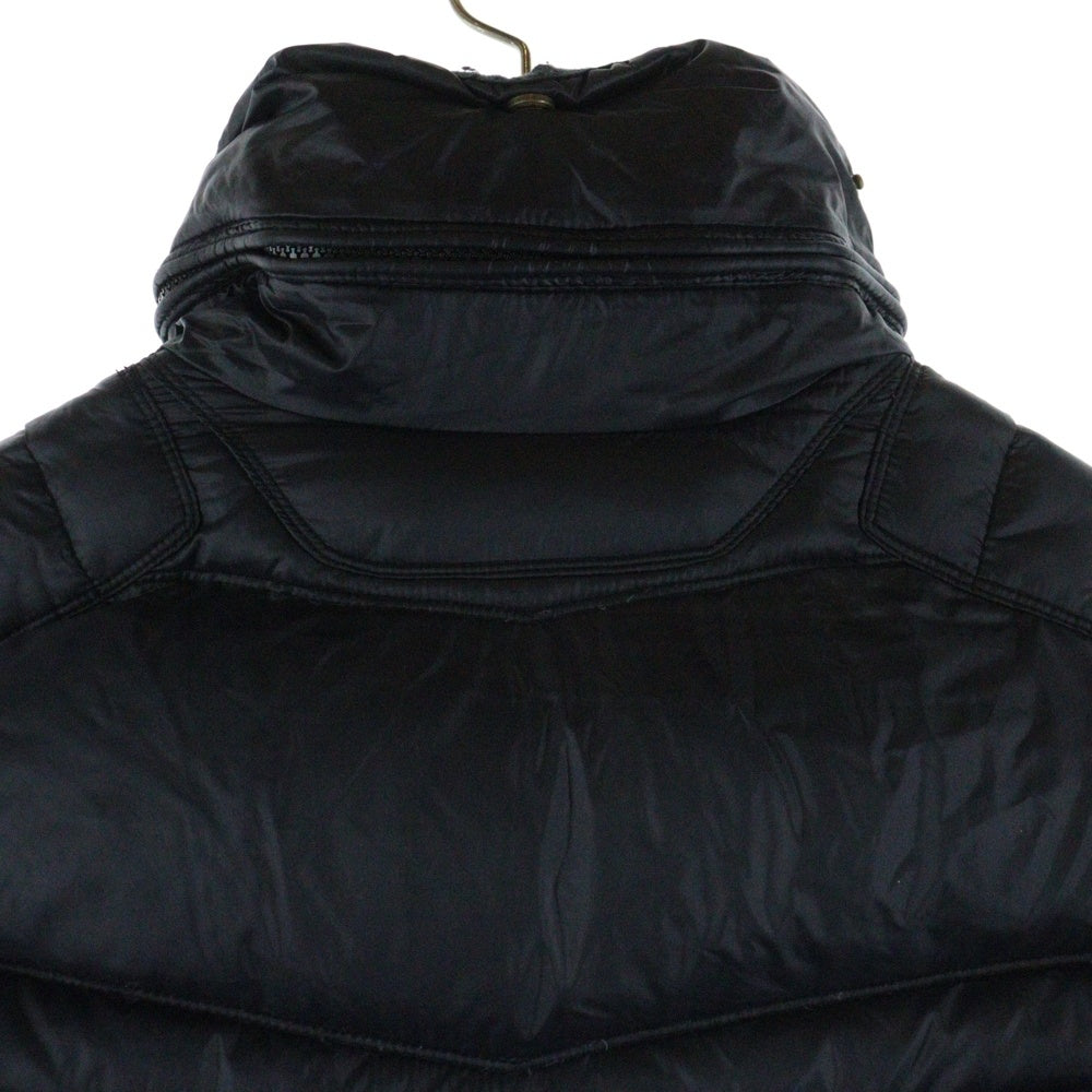 DIESEL(ディーゼル) アームワッペン ジップアップ ダウンジャケット ネイビー