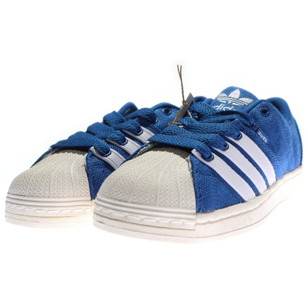 adidas(アディダス) SST SUPERMODIFIED HEMP スーパースター モディファイド ヘンプ ローカットスニーカー ブルー/ホワイト US7/25cm FZ6368