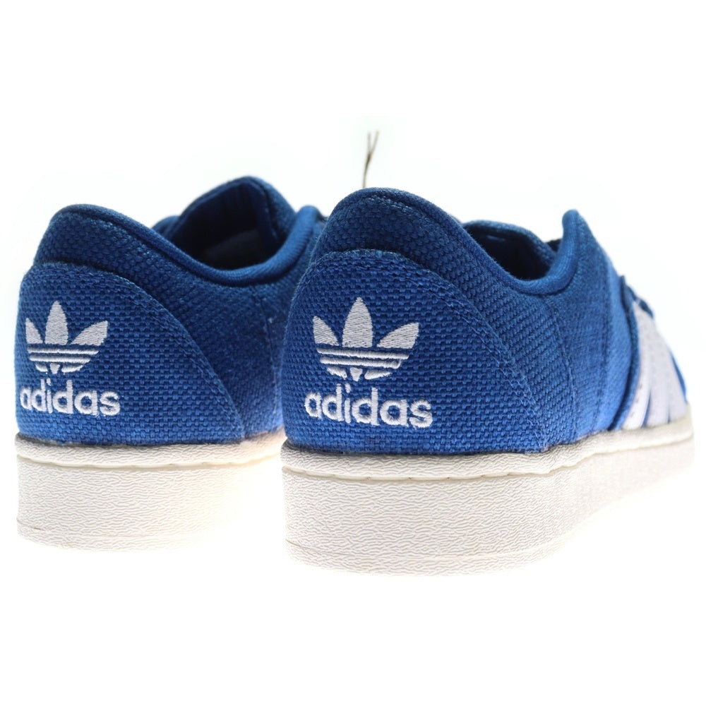 adidas(アディダス) SST SUPERMODIFIED HEMP スーパースター モディファイド ヘンプ ローカットスニーカー ブルー/ホワイト US7/25cm FZ6368