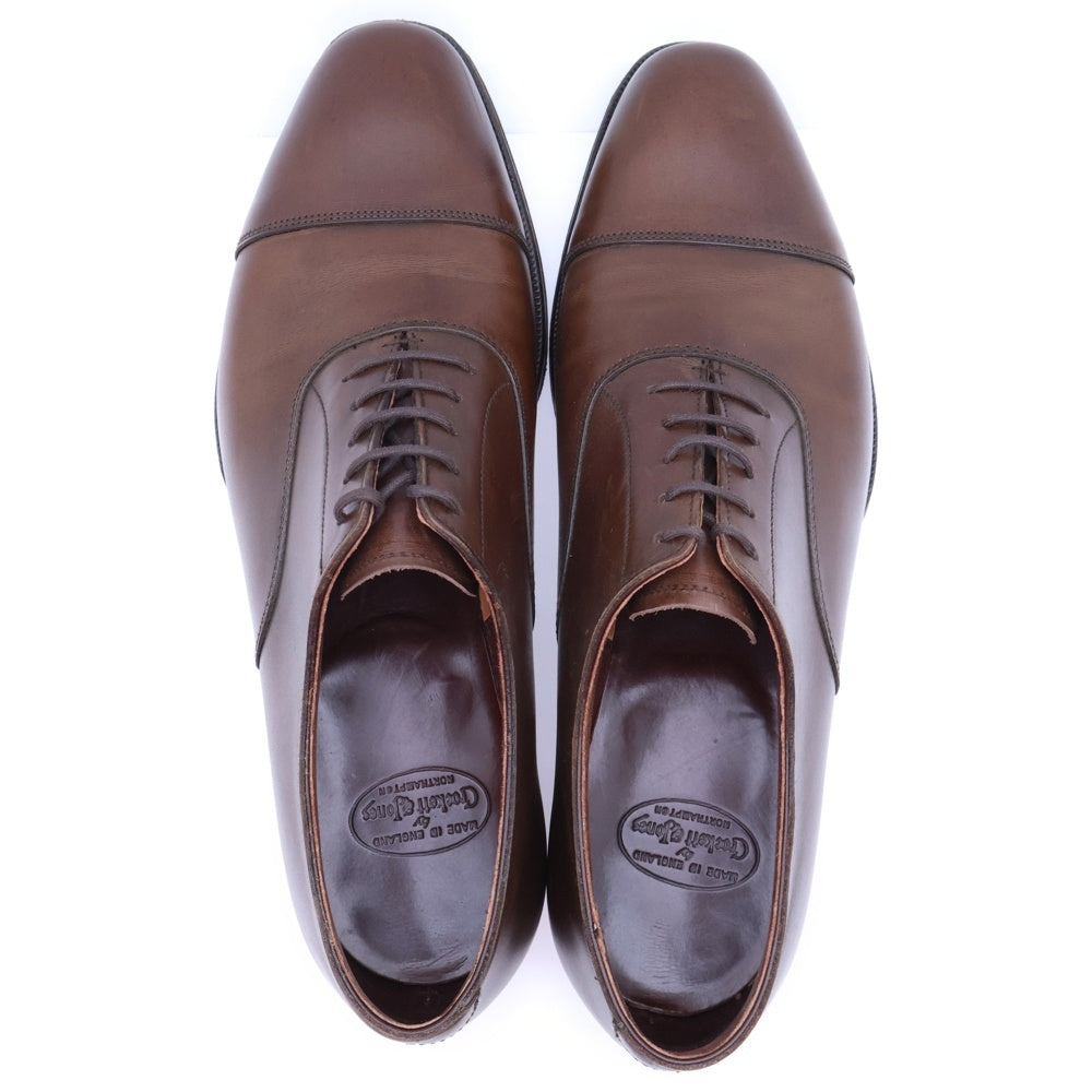 Crockett&Jones(クロケットアンドジョーンズ) AUDLEY オードリー ストレートチップ カーフレザー ビジネスシューズ ブラウン 9447-19B