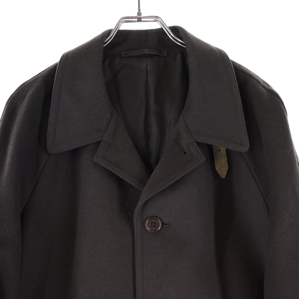 Paul Smith(ポールスミス) 裏地星座柄 5B シングル メルトンウールロングコート ジャケット ブラウン PP-RM-33141