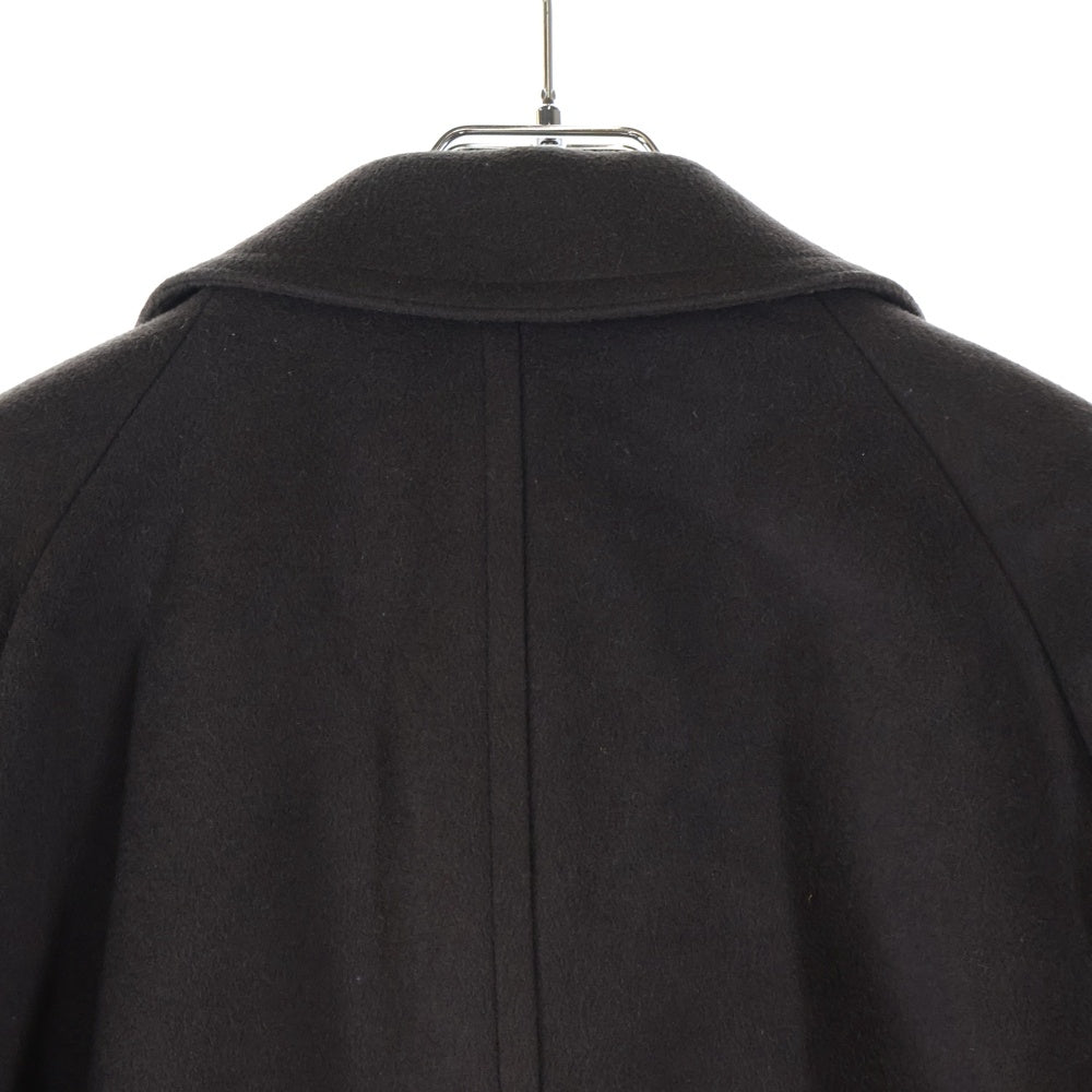 Paul Smith(ポールスミス) 裏地星座柄 5B シングル メルトンウールロングコート ジャケット ブラウン PP-RM-33141